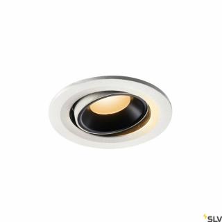 NUMINOS MOVE S fehér-fekete 10cm 8.6W 2700K 55° állítható süllyesztett LED spot lámpa