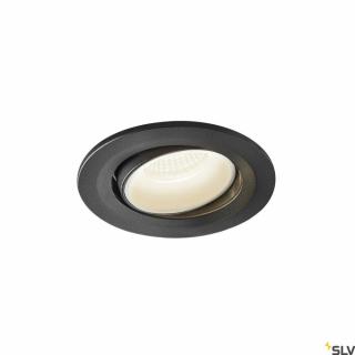 NUMINOS MOVE S fekete-fehér 10cm 8.6W 4000K 55° állítható süllyesztett LED spot lámpa