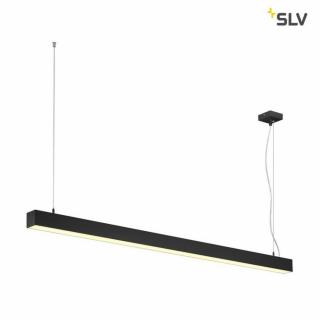 Q-LINE DALI SINGLE LED fekete 3000K 47W 1,5m dimmelhető mennyezeti függesztett lámpa