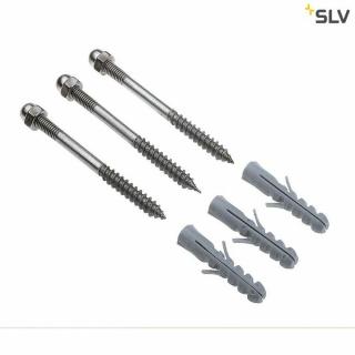 SCREW SET M6 metrikus/fa kötésű rozsdamentes acél rögzítő csavar készlet dübellel