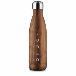 The Bottle  Brown Wood  barna fa erezetű 0,5l-es rozsdamentes acél hőtartó design kulacs