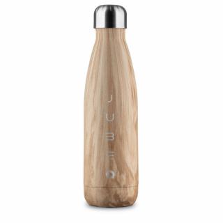 The Bottle  Cappuccino Wood  tejeskávé fa erezetű 0,5l-es rozsdamentes acél hőtartó design kulacs