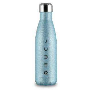 The Bottle Glitter Blue  kék csillámos 0,5l-es rozsdamentes acél hőtartó design kulacs