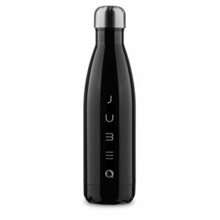 The Bottle Gloss Piano Black fényes fekete 0,5l-es rozsdamentes acél hőtartó design kulacs