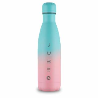 The Bottle Gradient Pretty BP  világoskék-világos rózsaszín színátmenetes 0,5l-es rozsdamentes acél hőtartó design kulacs