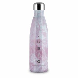 The Bottle  Pink Marble fényes világos rózsaszín márvány mintás 0,5l-es  hőtartó design kulacs