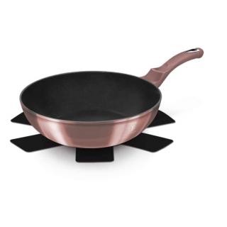 Berlinger Haus wok 28 cm Metallic Lione I-Rose Collection