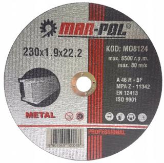Mar-Pol vágókorong 230x1,9x22,2mm csomag