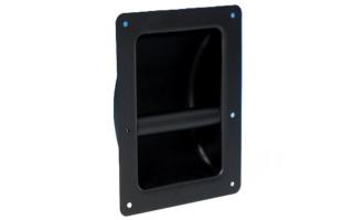 Adam Hall 3402 fekete fém 162x220x60 mm hangfal fül