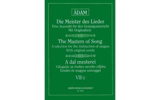 Ádám Jenő A DAL MESTEREI 7/c Brahms, Franz, Grieg, Csajkovszkij és Rimszkij-Korszakov dalai magas hangra