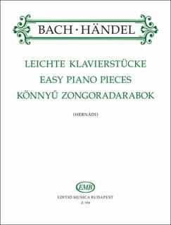 Bach, Johann Sebastian, Händel, Georg Friedrich, Bach, Carl Philipp Emanuel, Bach, Wilhelm Friedemann: Könnyű zongoradarabok