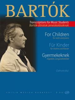 Bartók Béla Gyermekeknek Apró darabok hegedűre zongorakísérettel
