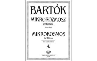 Bartók Béla Mikrokozmosz zongorára 4