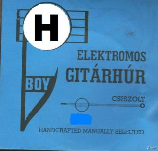 Boy H különálló elektromos gitárhúr