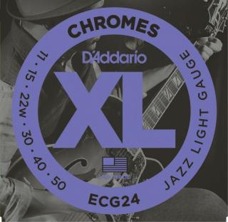 D’Addario ECG24 Jazz Light 011-050 elektromos gitárhúr szett