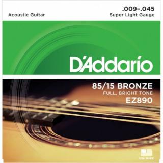 D’Addario EZ 890 Super Light 009-045 akusztikus húr szett