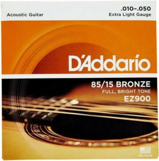 D’Addario EZ900 Extra Light 010-050 akusztikus húr szett