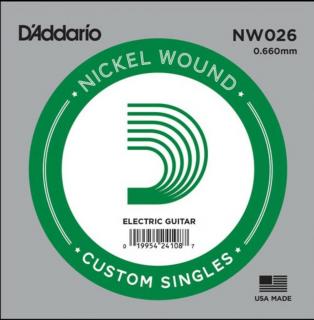 D'addario NW026 különálló elektromos gitárhúr