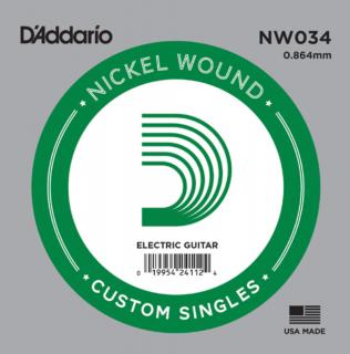 D'addario NW034 különálló elektromos gitárhúr