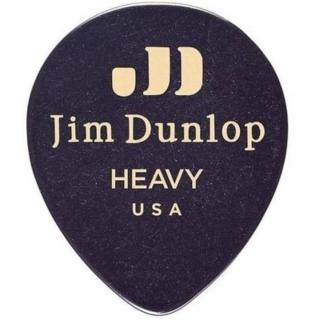 Dunlop 485R-03HV Celluloid Teardrop Black pengető Heavy