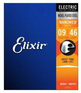 Elixir 12027 Nanoweb Custom Light 009-046 elektromos gitárhúr szett