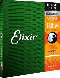 Elixir 15432 Electric Bass String with NanoWeb Coating Medium B 130-as basszusgitár húr