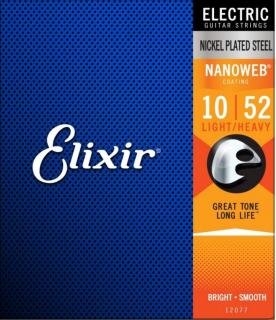 Elixir NanoWeb 12077 10-52 Light-Heavy elektromos húr szett