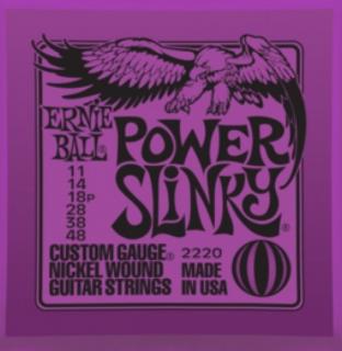 Ernie Ball 2220 Power Slinky Custom Light 011-048 elektromos gitárhúr szett