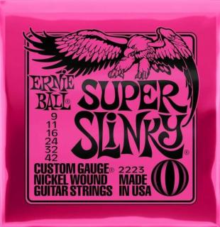 Ernie Ball 2223 Super Slinky Custom Light 009-042 elektromos gitárhúr szett