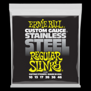 Ernie Ball 2246 Stainless Steel regular Slinky 010-046 elektromos gitárhúr szett