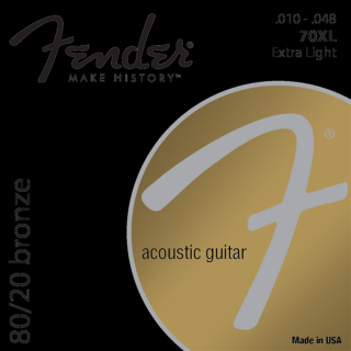 Fender 70XL Extra Light 010-048 akusztikus húr szett