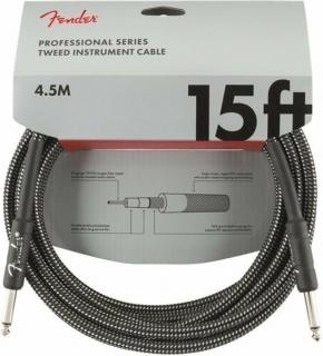 Fender Professional Series Instrument Cable 4,5 m Gray Tweed