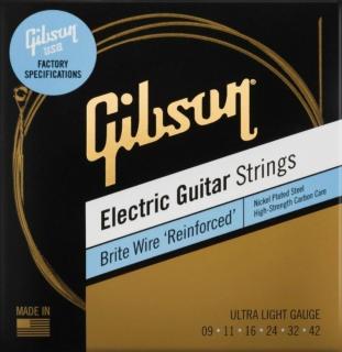 Gibson Brite Wire Reinforced Extra Light 009-042elektromos gitárhúr szett