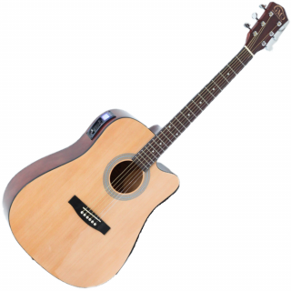 GMC-29HCE Natur Cutaway Elektro-akusztikus gitár