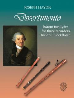 Haydn Franz Joseph Divertimento három furulyára partitúra és szólamok