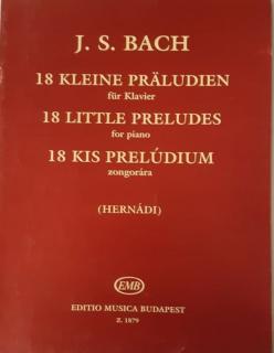 J.S.Bach 18 kis prelúdium ( Régi kiadás)