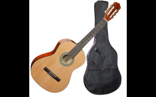 Jose Ferrer 5209B 3/4 natúr klasszikus gitár tokkal