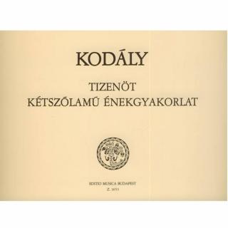 Kodály  15 kétszólamú énekgyakorlat