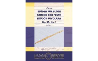 Köhler Etüdök fuvolára Op.33, No.1