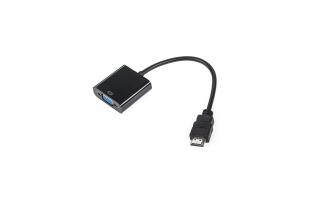KOM0843 HDMI - VGA adapter HDMI bemenet - VGA és audió kimenet 20 cm