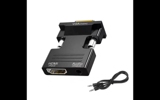 KOM0843A HDMI - VGA adapter, HDMI bemenet - VGA és audió kimenet