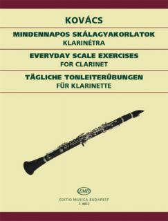 Kovács Béla Mindennapos skálagyakorlatok klarinétra