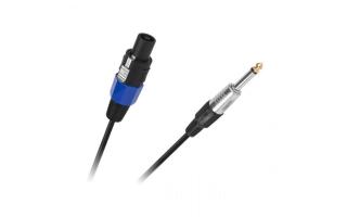 KPO2759A-10 Hangszóró kábel, 6,3mm MONO JACK dugó-speakon dugó, 10m