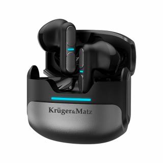 KrügerMatz KMPM8-G szürke színű Sztereó bluetooth fülhallgató mikrofonnal