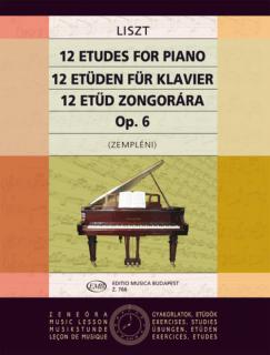 Liszt Ferenc  12 Etűd zongorára