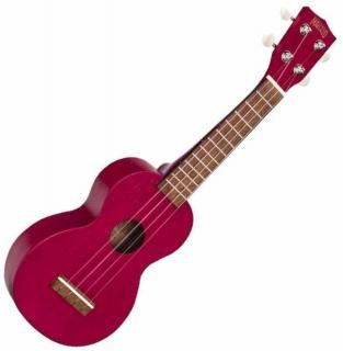 Mahalo MK1 TRD Szoprán ukulele Transparent Red