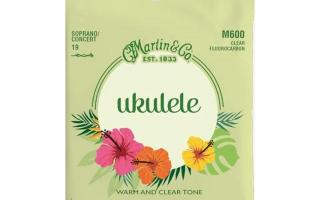 Martin M600 Clear Fluorocarbon szoprán ukulele húrszett