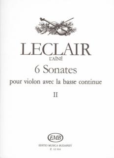 Nagy Olivér, Pallagi János Leclair, Jean-Marie ("le cadet") 6 sonates 2