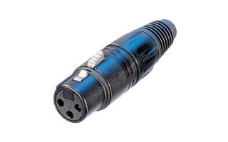 Neutrik NC3FX-BAG 3 pólusú XLR aljzat egyenes