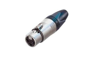 Neutrik NC3FXX 3 pólusú XLR aljzat egyenes